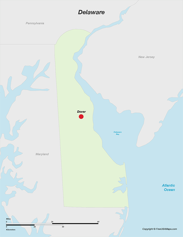 Delaware with Capital