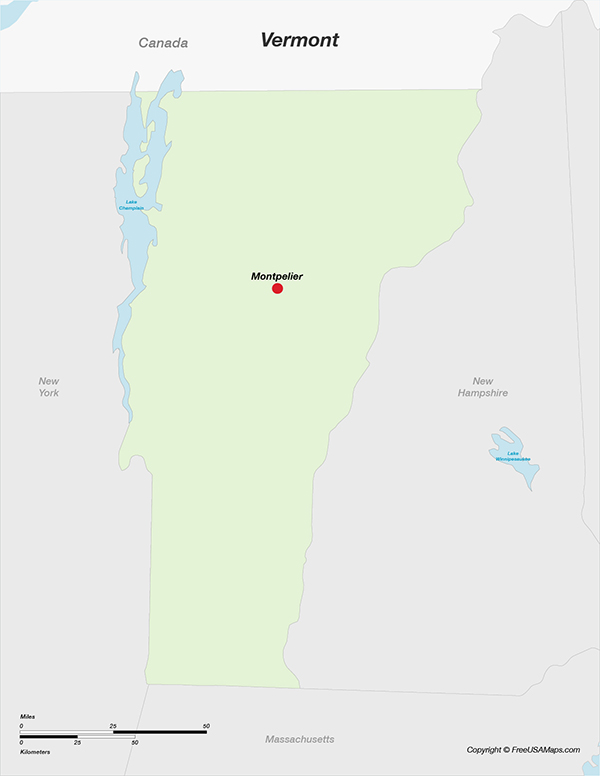 Vermont with Capital